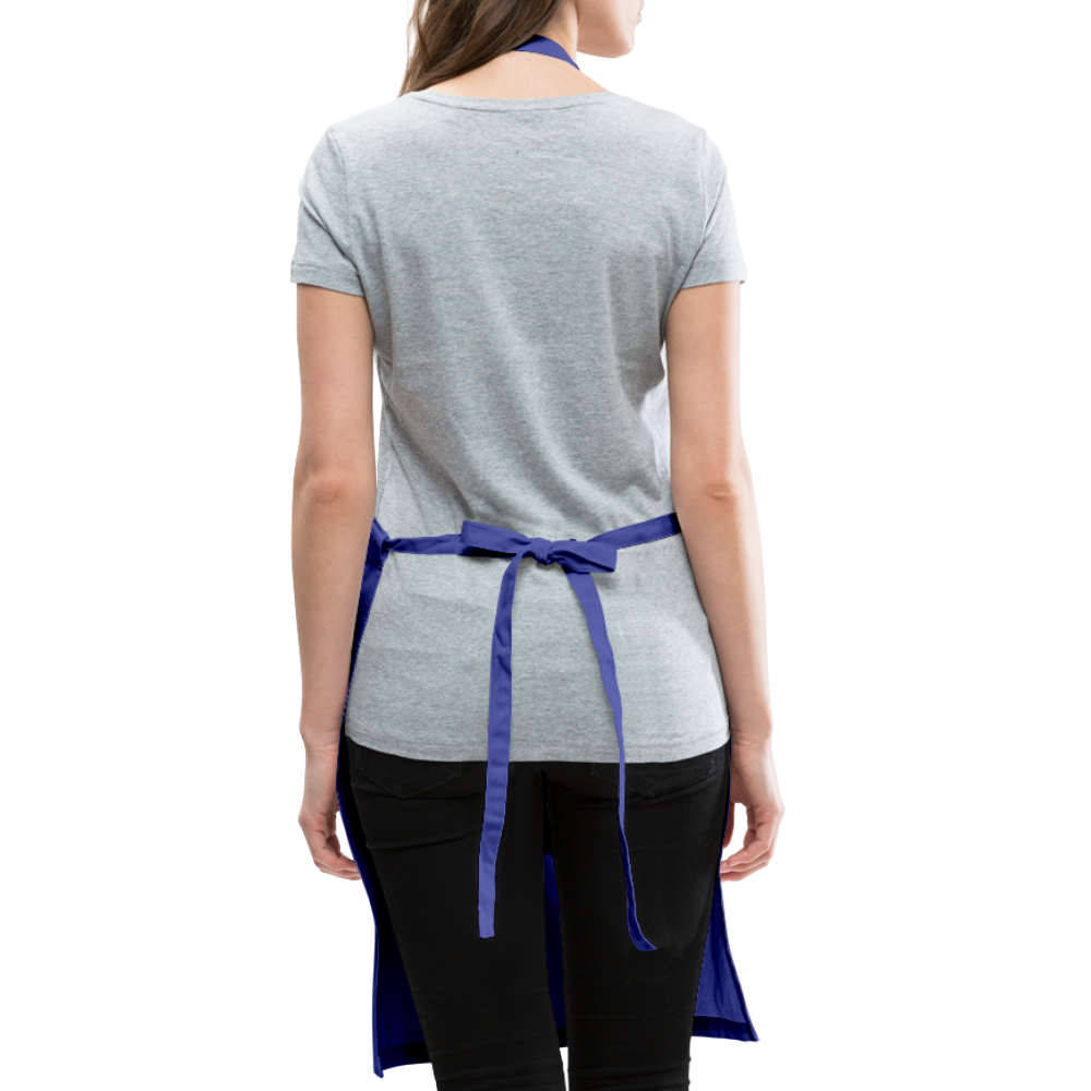 This is How I Fight My Battles Adjustable Apron (2 Chronicles 20:15) - royal blue