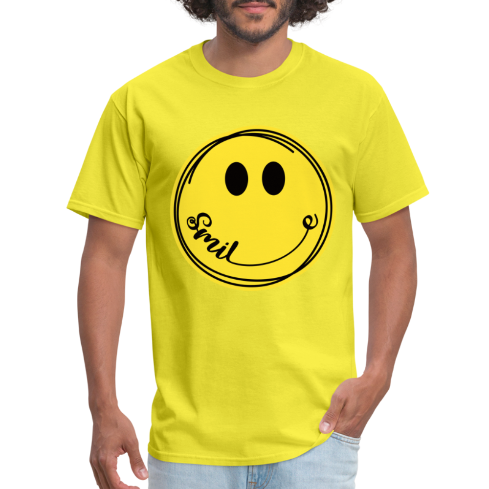 Smiley Face Emoji T-Shirt - yellow