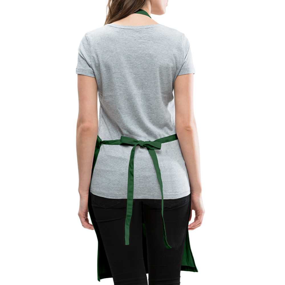 Help More Bees, Plant More Trees, Clean The Seas Adjustable Apron - forest green