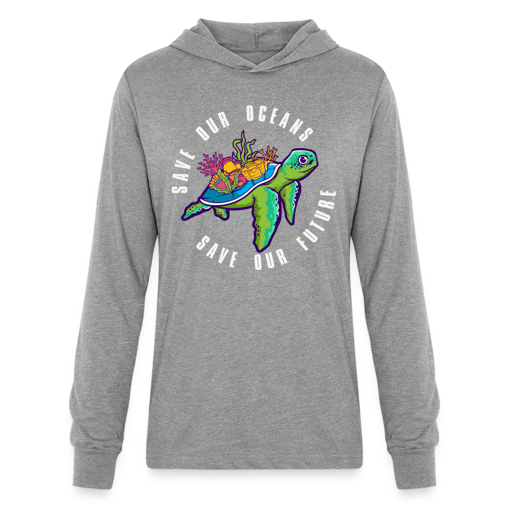 Save Our Oceans Hoodie Shirt - heather grey