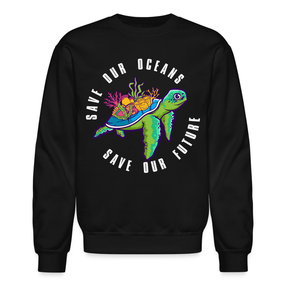 Save Our Oceans Sweatshirt - black