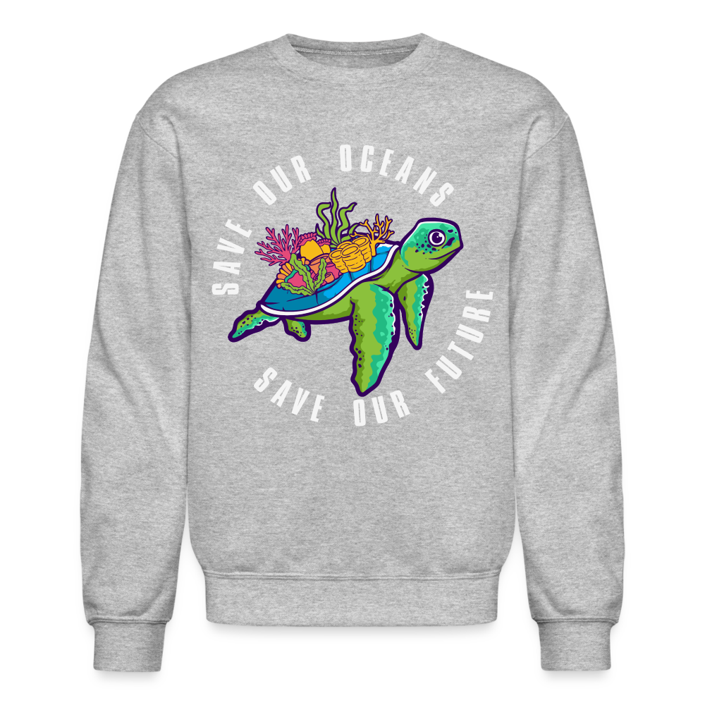 Save Our Oceans Sweatshirt - heather gray