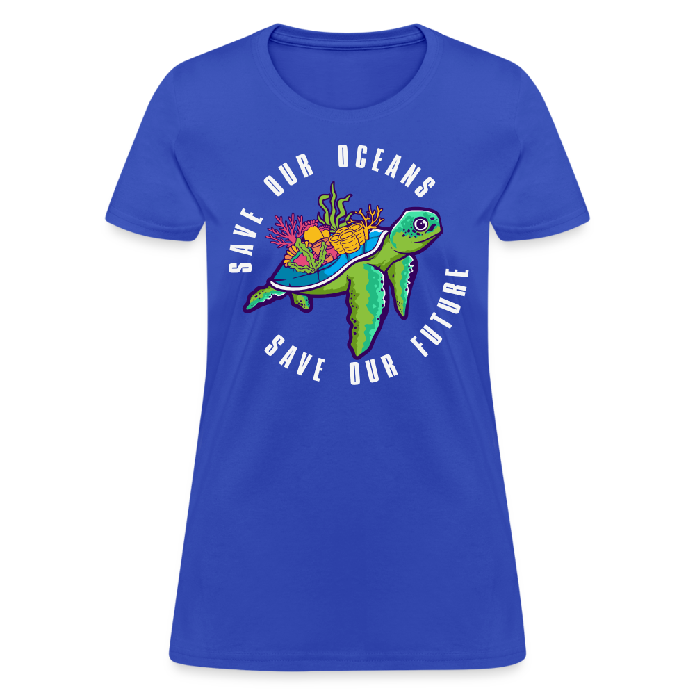 Save Our Oceans Women's T-Shirt - royal blue