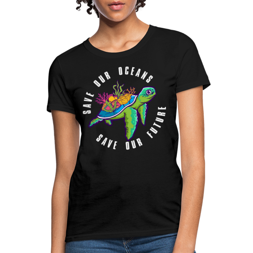Save Our Oceans Women's T-Shirt - black