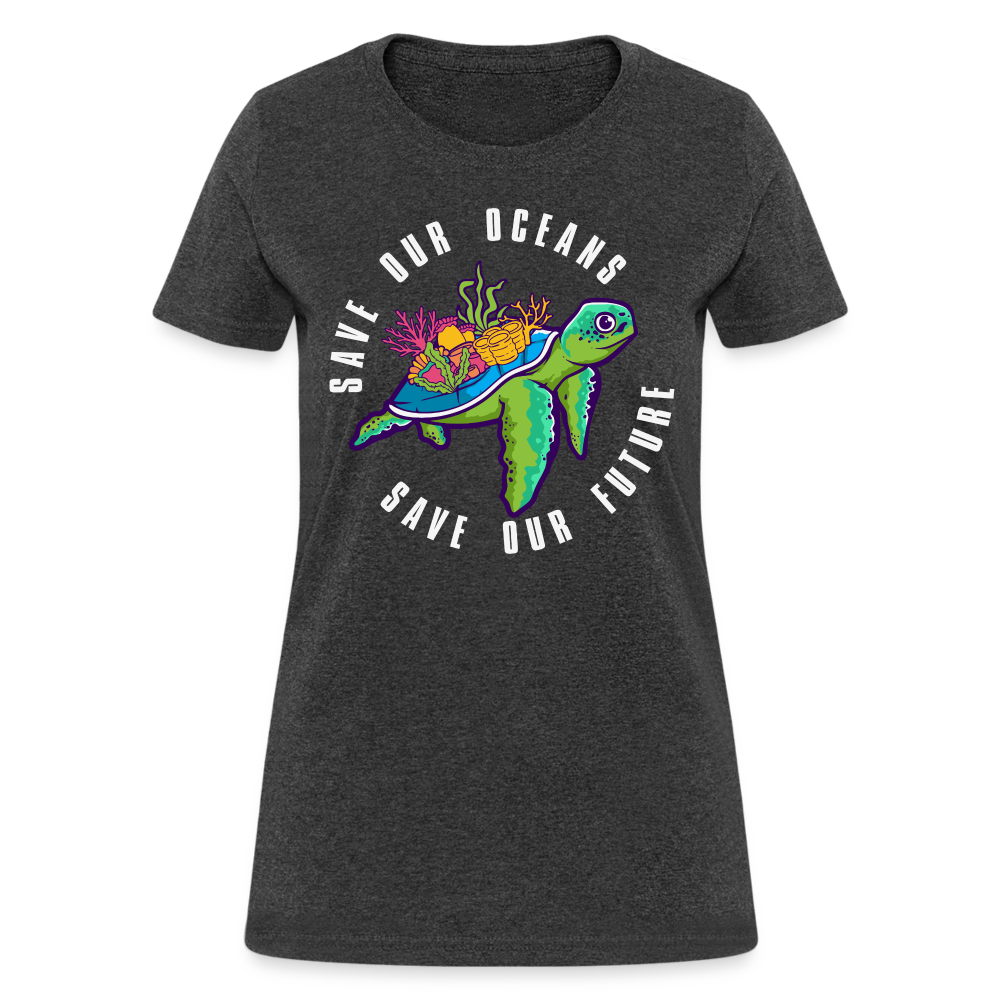 Save Our Oceans Women's T-Shirt - heather black
