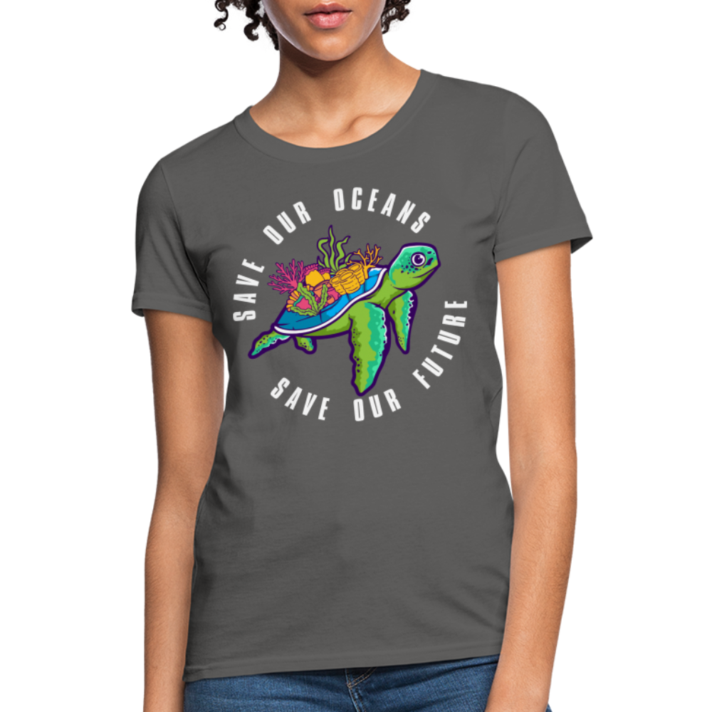Save Our Oceans Women's T-Shirt - charcoal