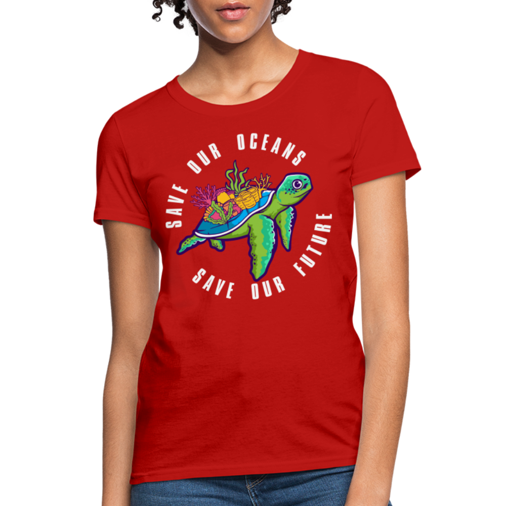 Save Our Oceans Women's T-Shirt - red