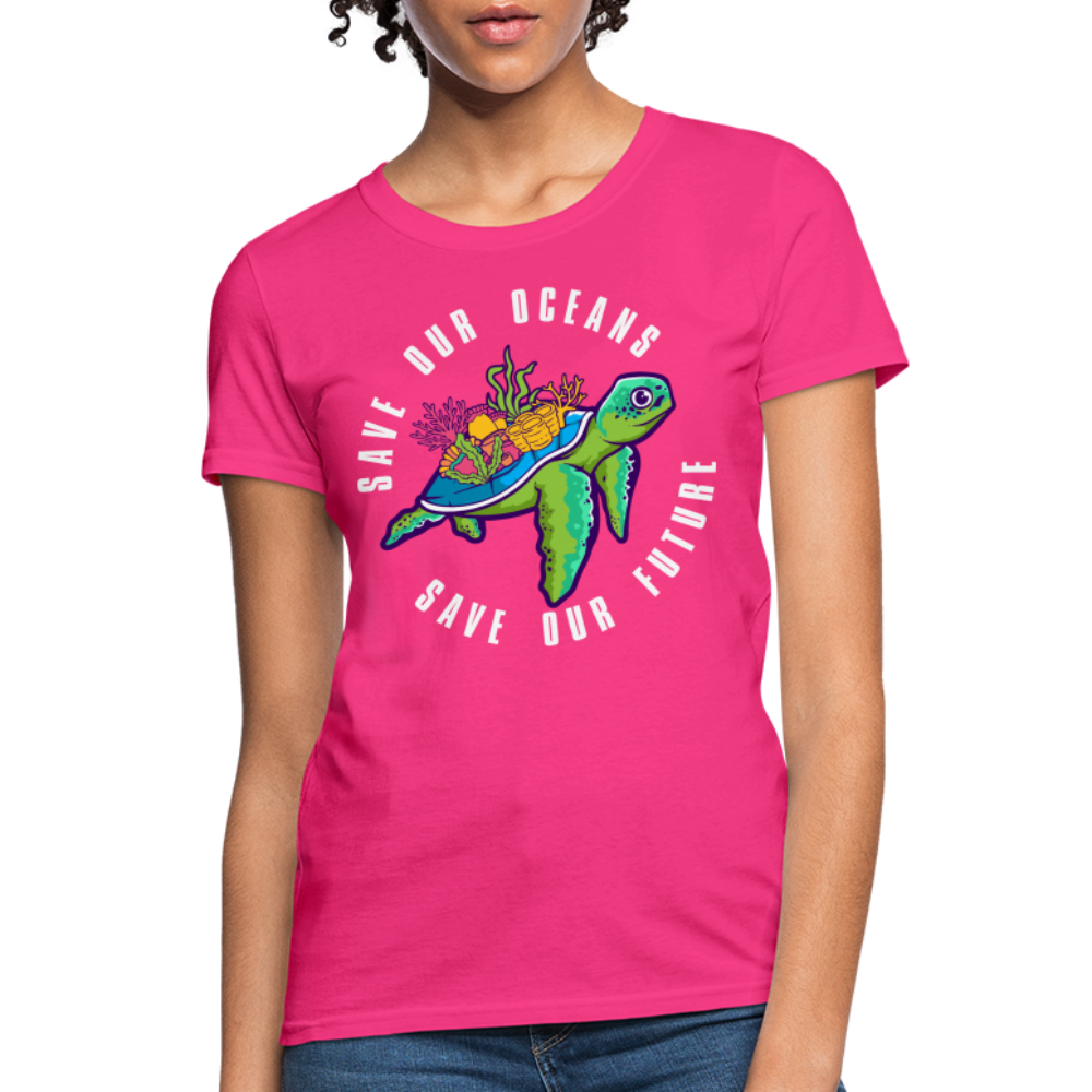 Save Our Oceans Women's T-Shirt - fuchsia