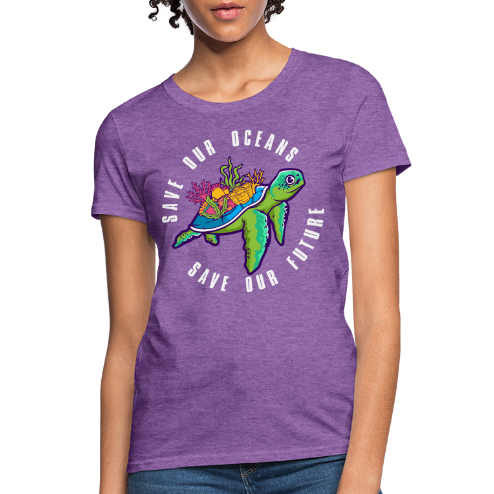 Save Our Oceans Women's T-Shirt - purple heather