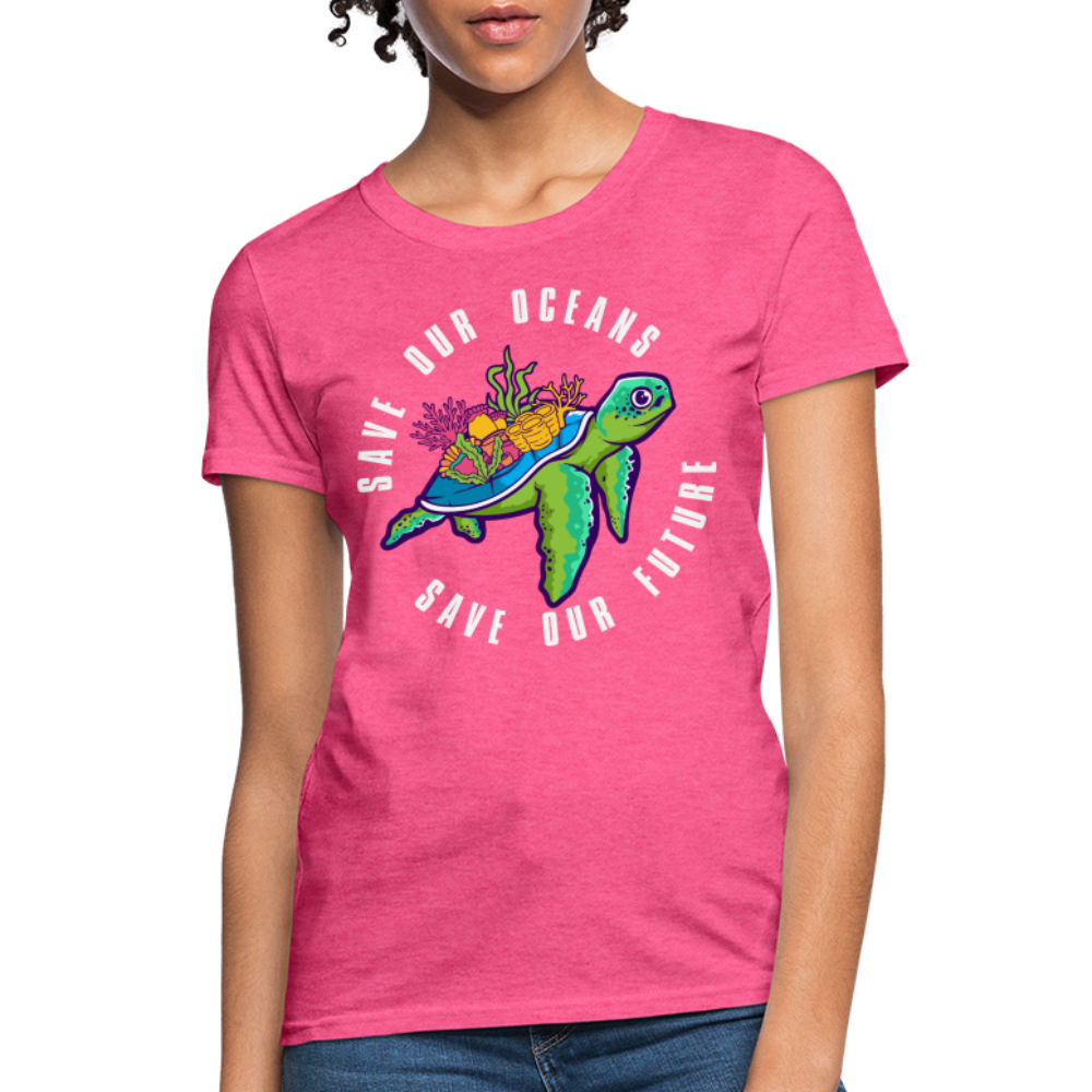 Save Our Oceans Women's T-Shirt - heather pink