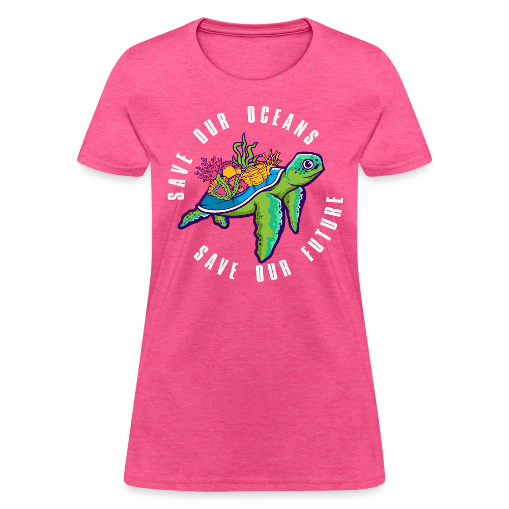 Save Our Oceans Women's T-Shirt - heather pink