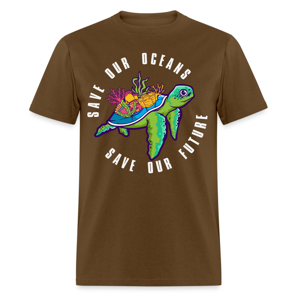 Save Our Oceans T-Shirt - brown