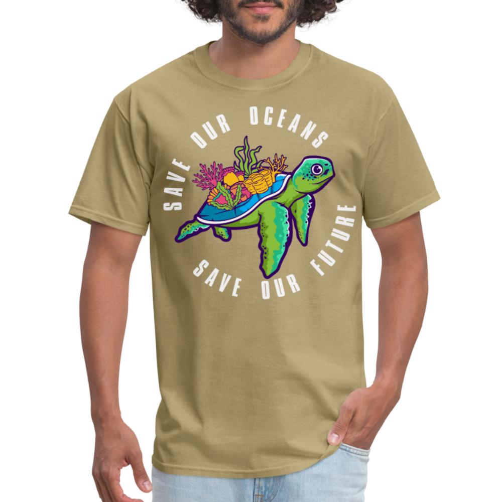 Save Our Oceans T-Shirt - khaki
