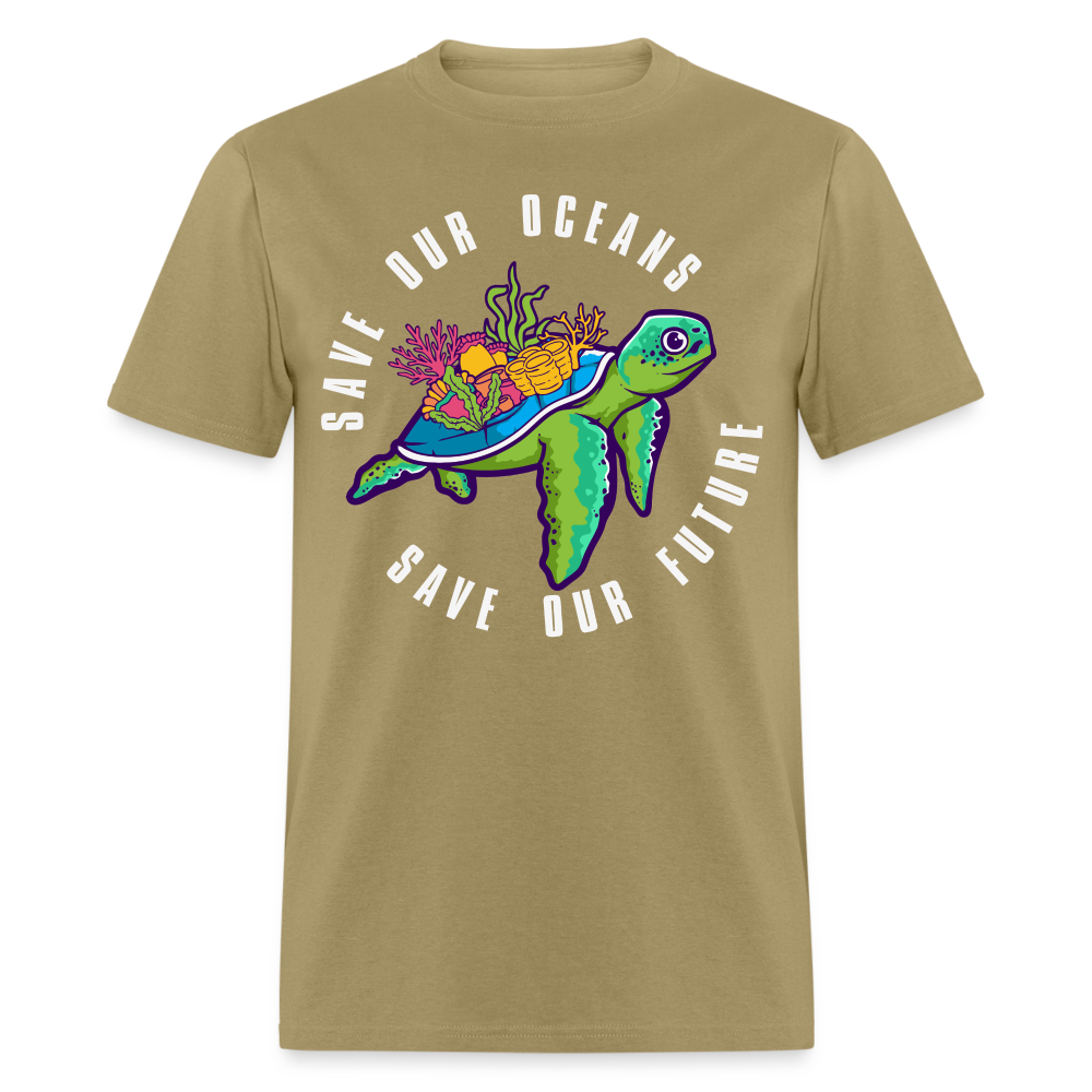 Save Our Oceans T-Shirt - khaki