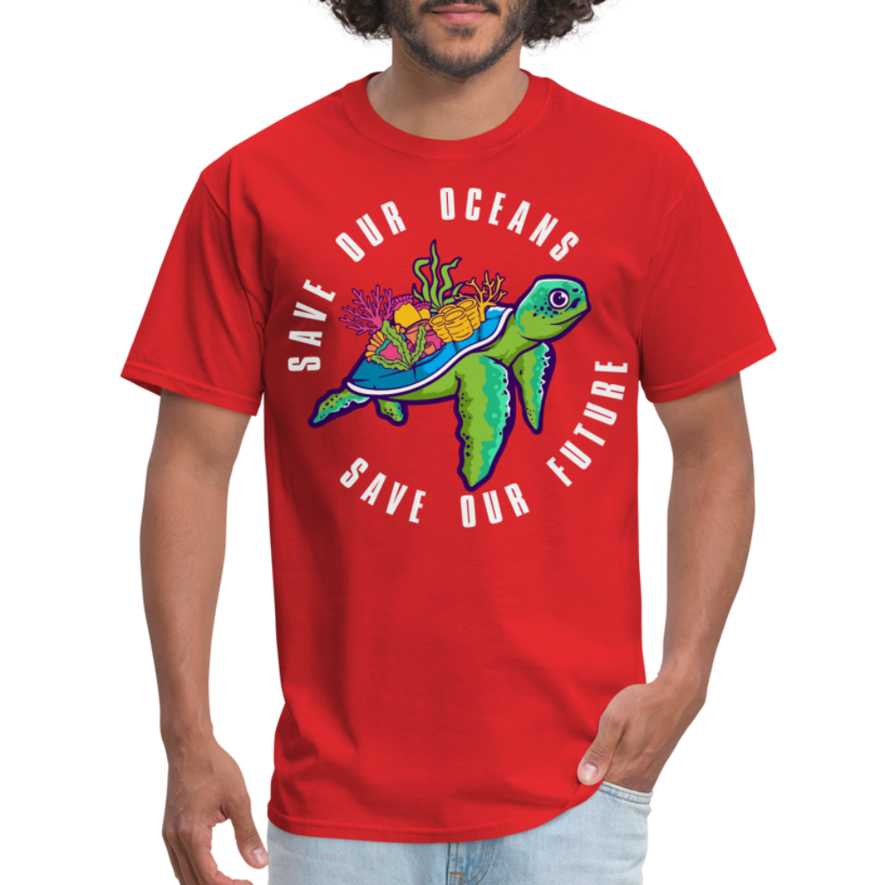 Save Our Oceans T-Shirt - red