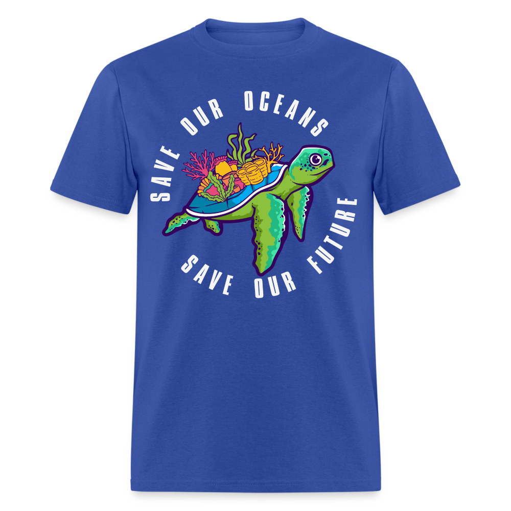 Save Our Oceans T-Shirt - royal blue