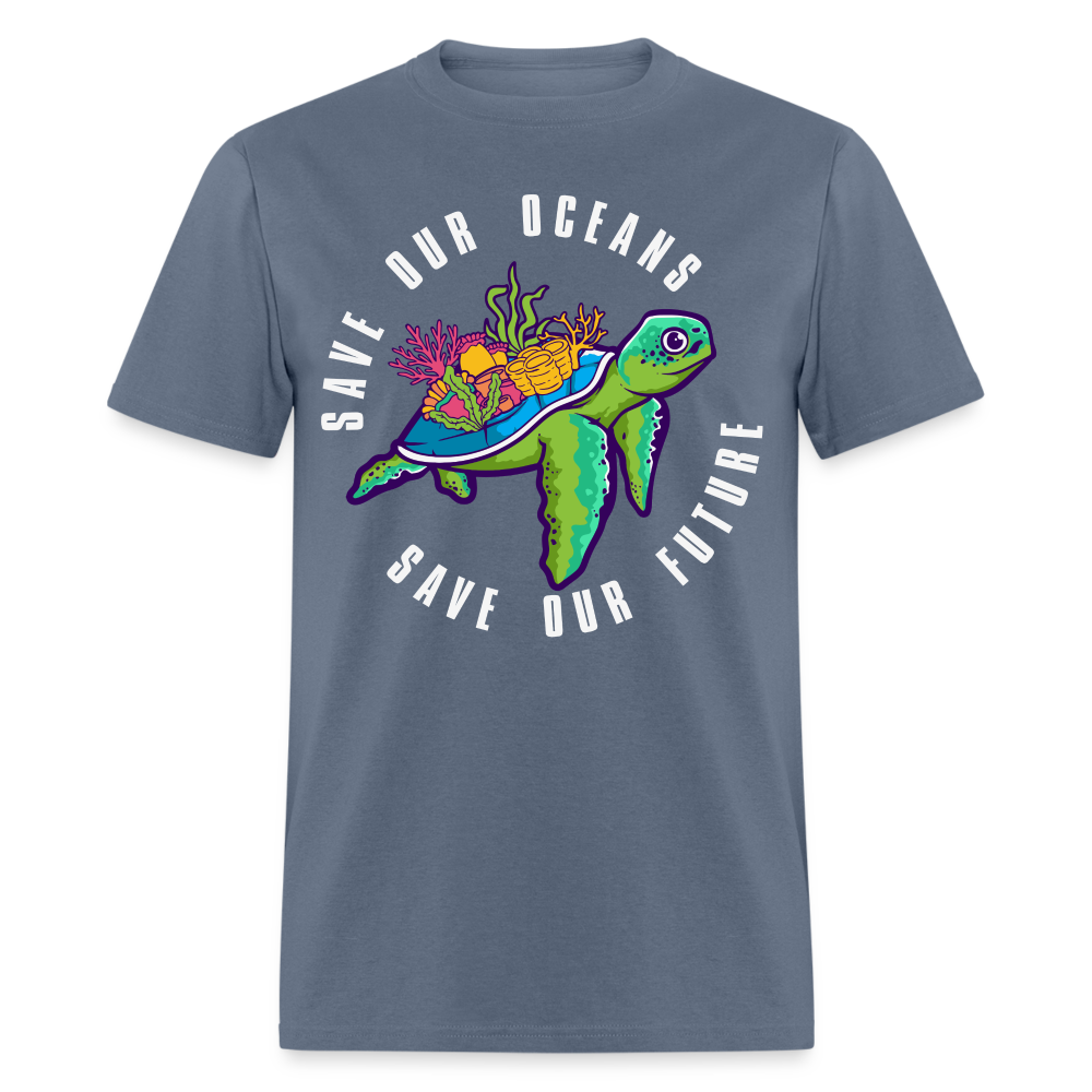 Save Our Oceans T-Shirt - denim
