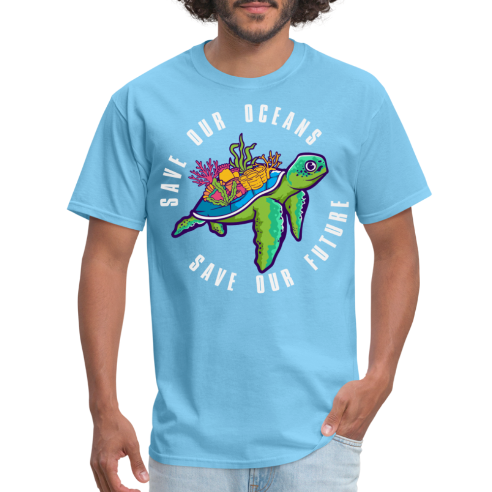 Save Our Oceans T-Shirt - aquatic blue