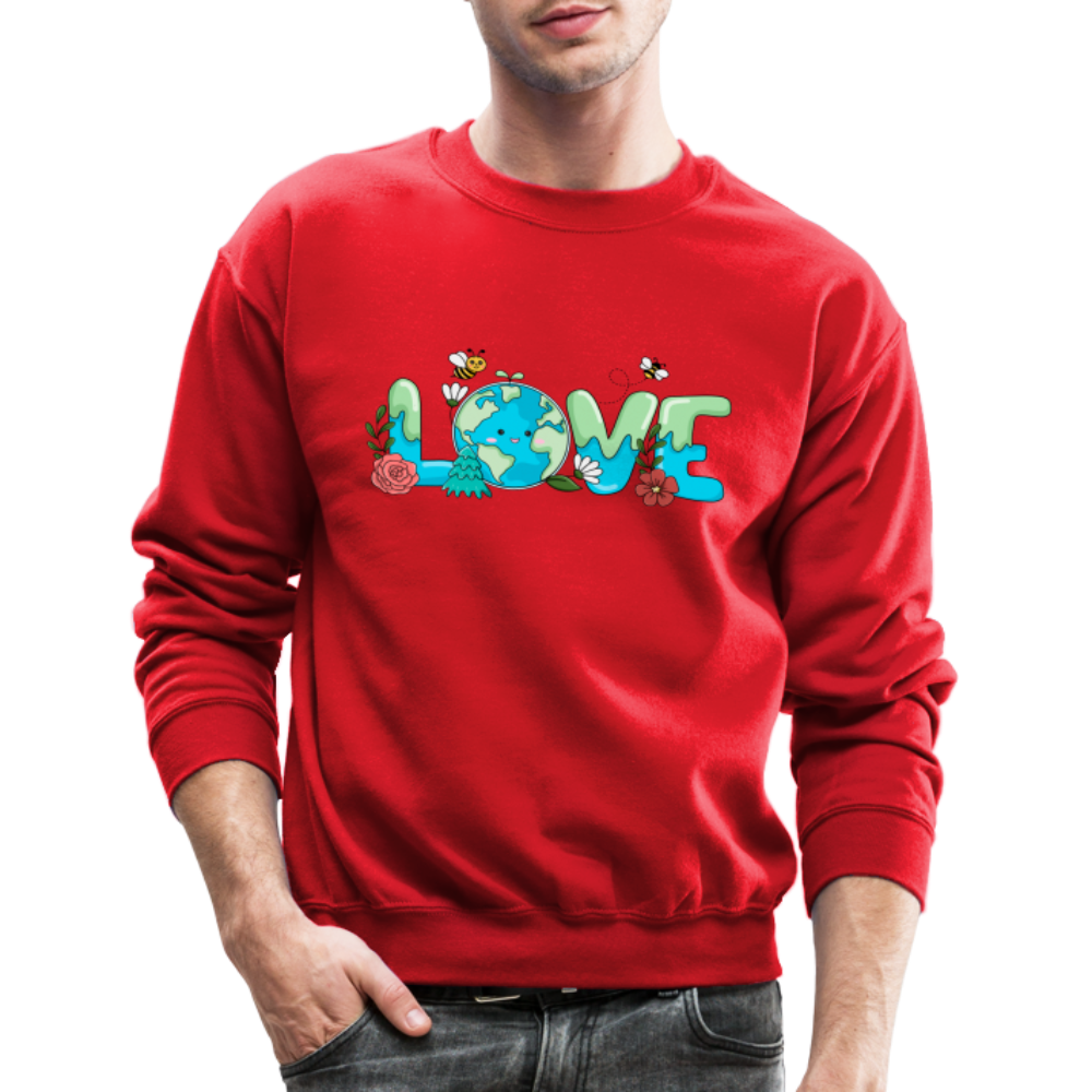 Earth LOVE Sweatshirt - red