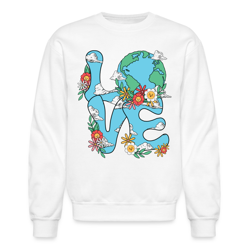 Planet's Natural Beauty Sweatshirt (Earth Day) - white