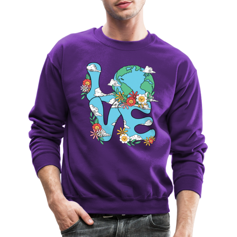 Planet's Natural Beauty Sweatshirt (Earth Day) - purple