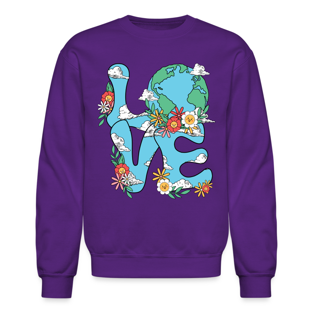 Planet's Natural Beauty Sweatshirt (Earth Day) - purple