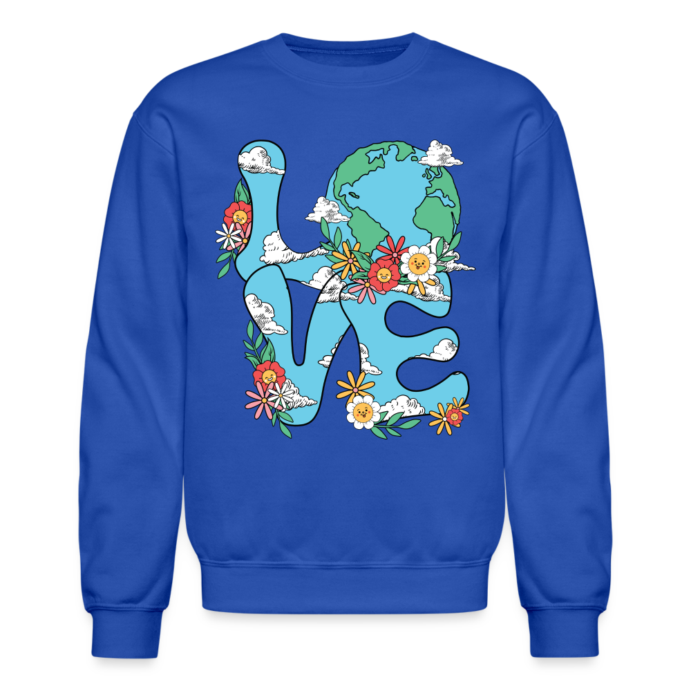 Planet's Natural Beauty Sweatshirt (Earth Day) - royal blue