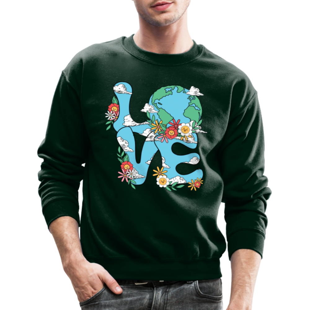 Planet's Natural Beauty Sweatshirt (Earth Day) - forest green