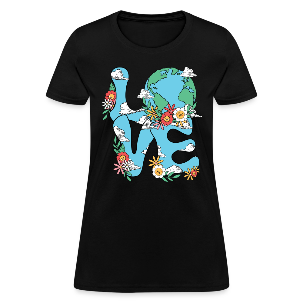 Planet's Natural Beauty Women's T-Shirt (Earth Day) - black