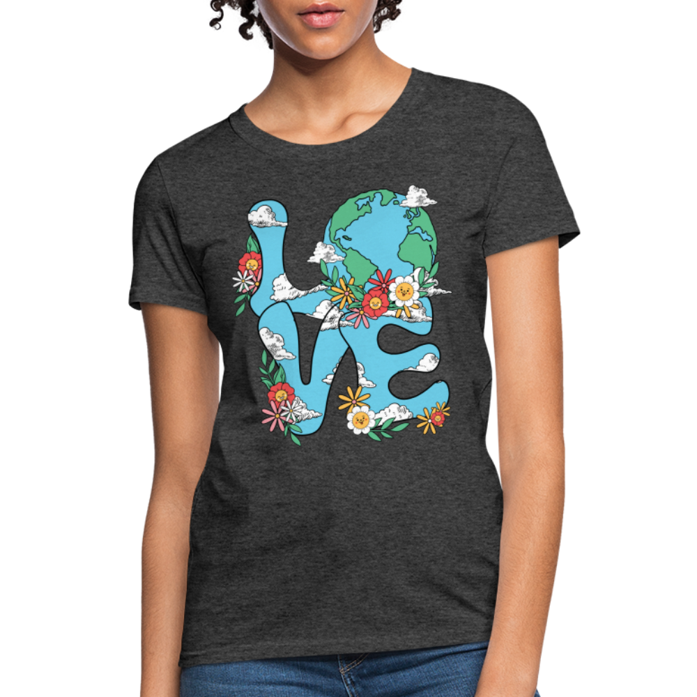 Planet's Natural Beauty Women's T-Shirt (Earth Day) - heather black