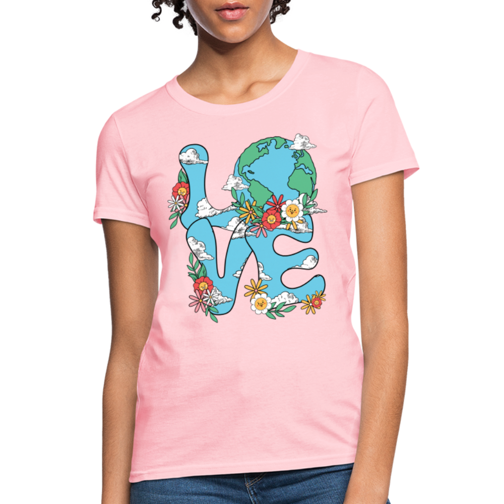 Planet's Natural Beauty Women's T-Shirt (Earth Day) - pink