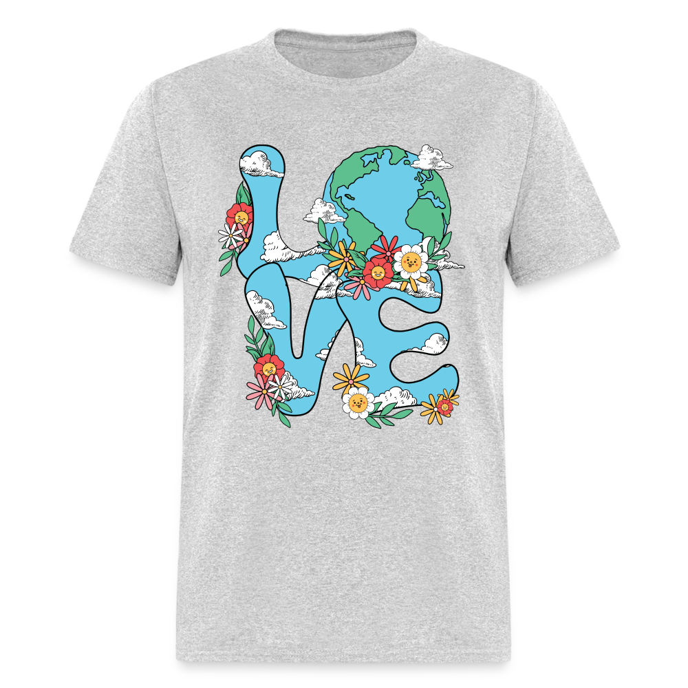Planet's Natural Beauty T-Shirt (Earth Day) - heather gray