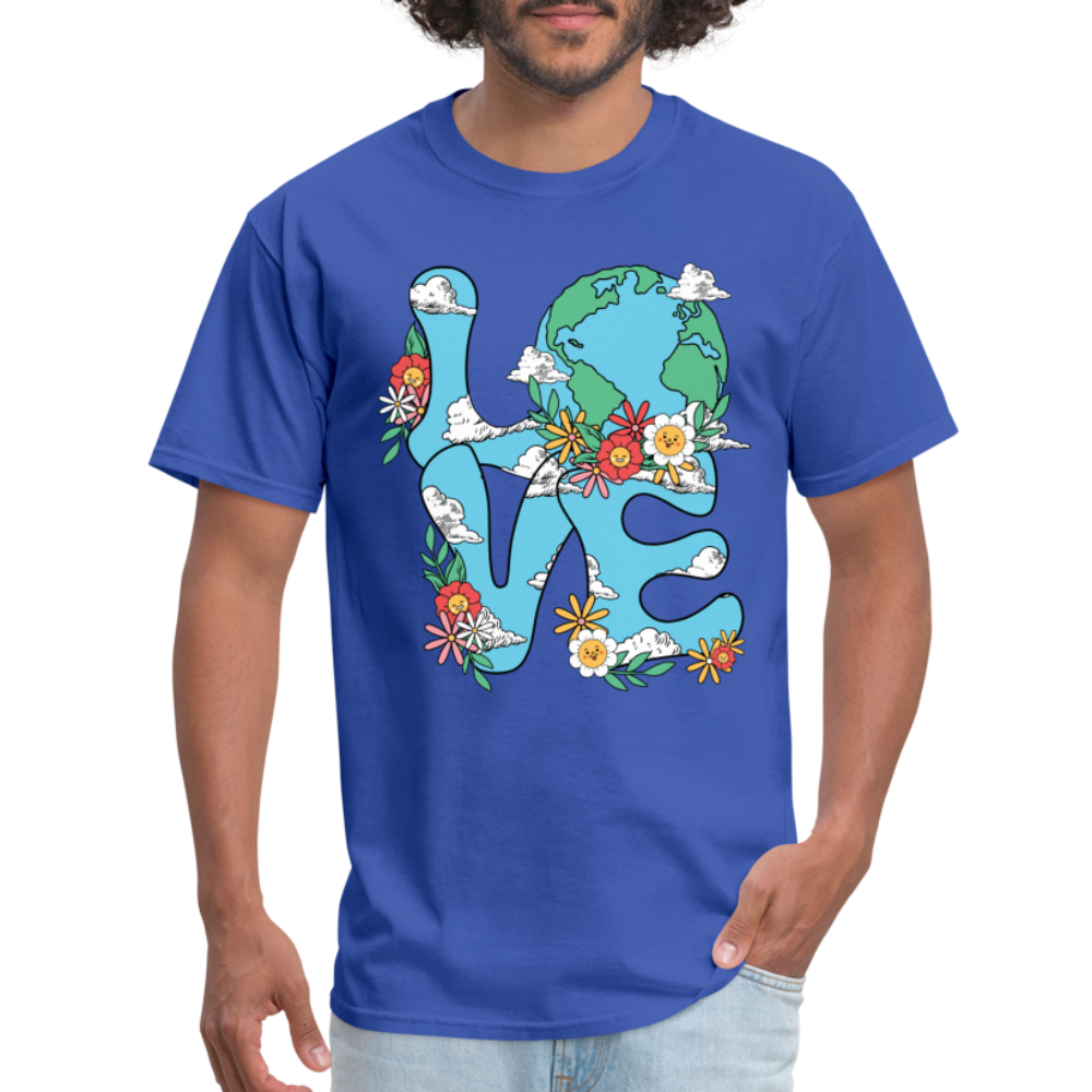 Planet's Natural Beauty T-Shirt (Earth Day) - royal blue
