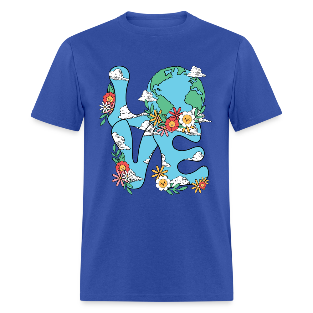 Planet's Natural Beauty T-Shirt (Earth Day) - royal blue