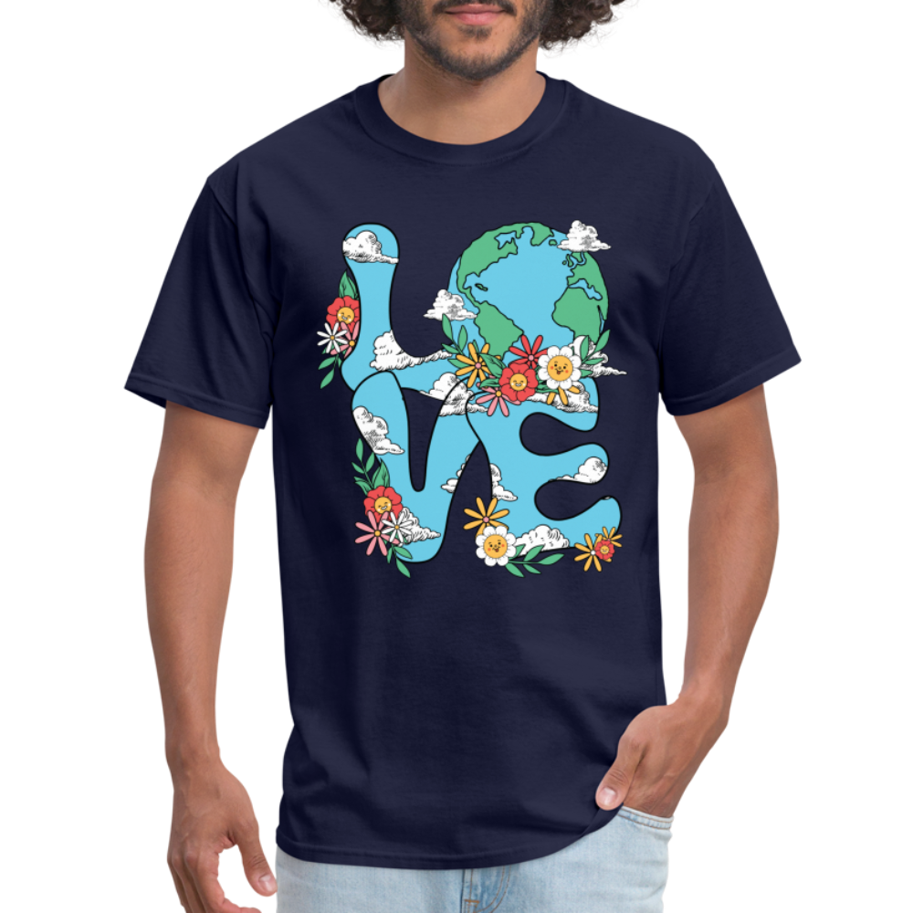 Planet's Natural Beauty T-Shirt (Earth Day) - navy