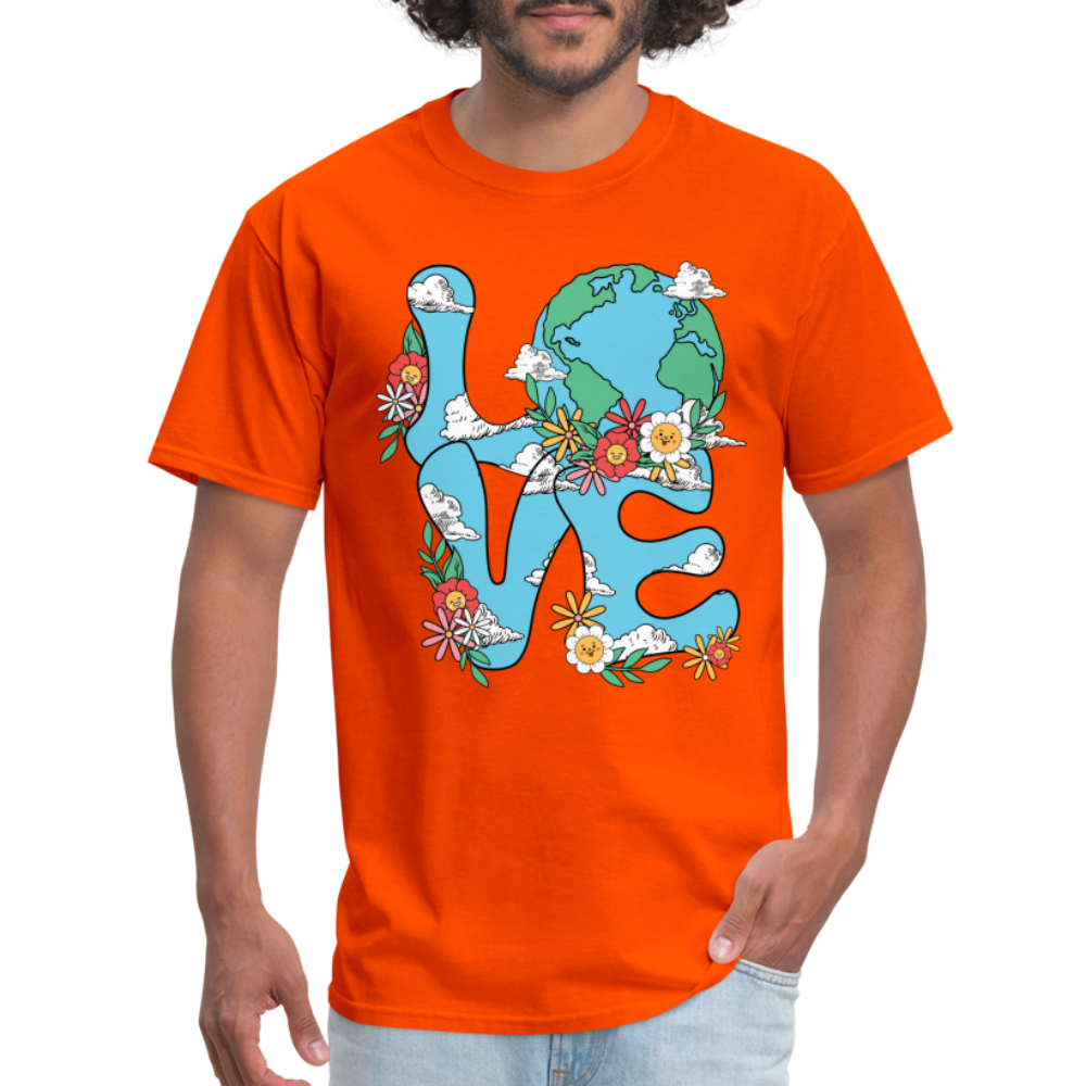 Planet's Natural Beauty T-Shirt (Earth Day) - orange