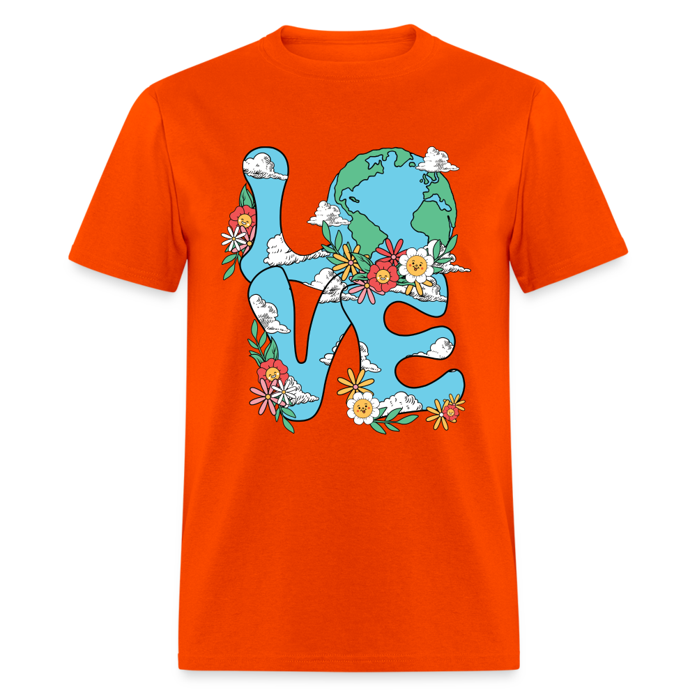 Planet's Natural Beauty T-Shirt (Earth Day) - orange