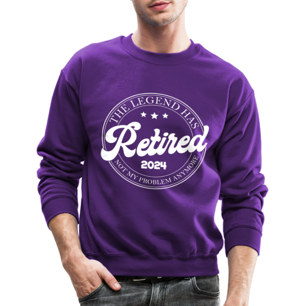 The Legend Has Retired Sweatshirt (2024) - purple