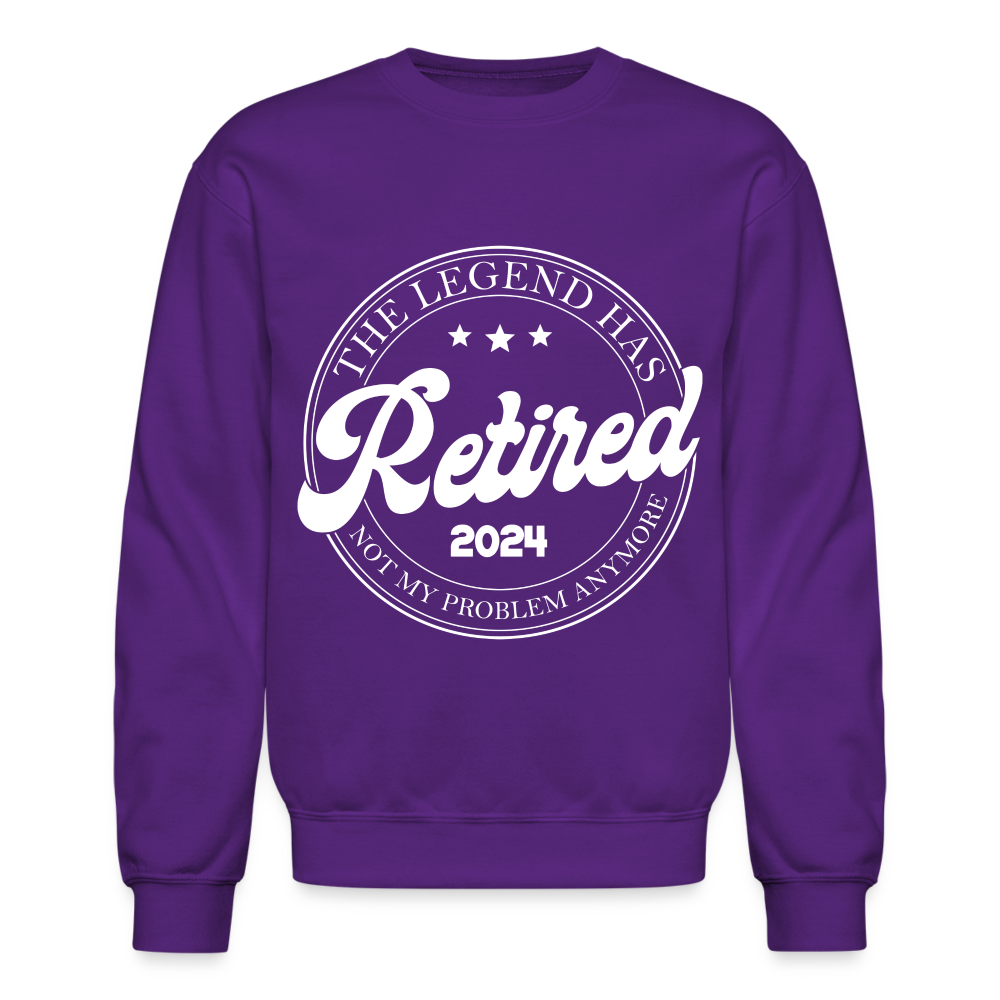 The Legend Has Retired Sweatshirt (2024) - purple