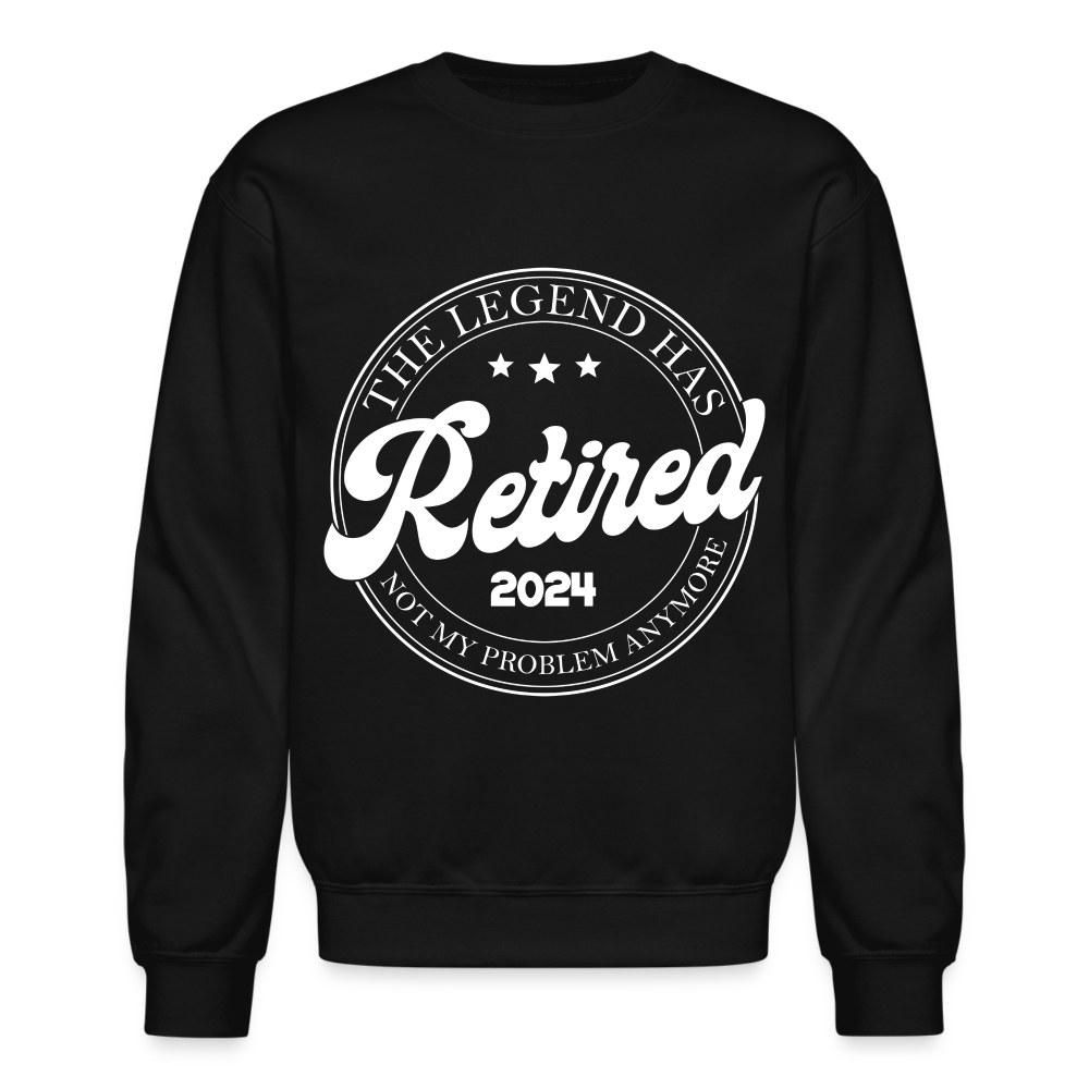 The Legend Has Retired Sweatshirt (2024) - black