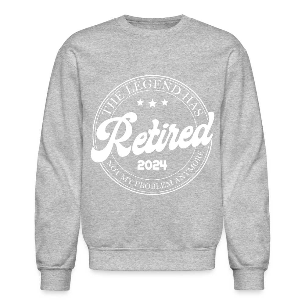 The Legend Has Retired Sweatshirt (2024) - heather gray
