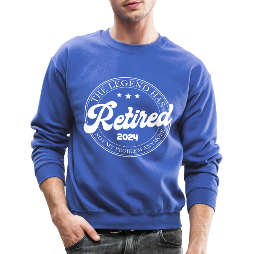 The Legend Has Retired Sweatshirt (2024) - royal blue