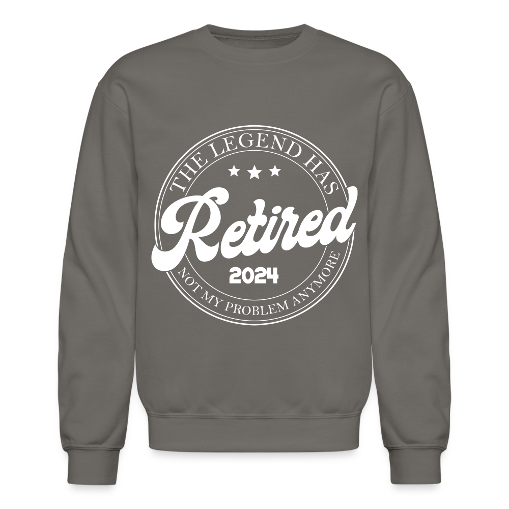 The Legend Has Retired Sweatshirt (2024) - asphalt gray