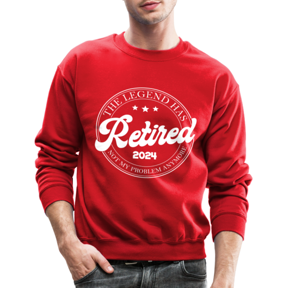 The Legend Has Retired Sweatshirt (2024) - red