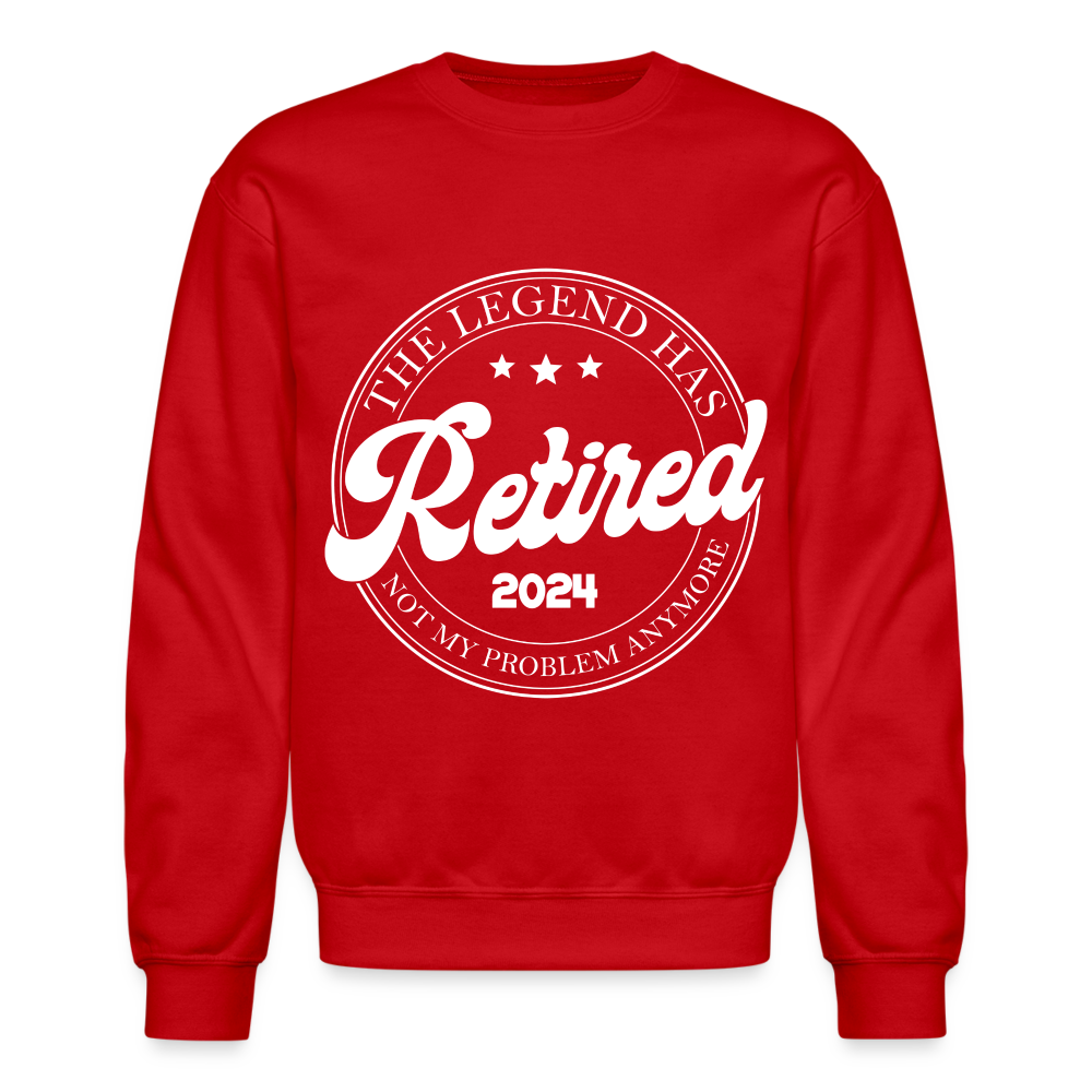 The Legend Has Retired Sweatshirt (2024) - red