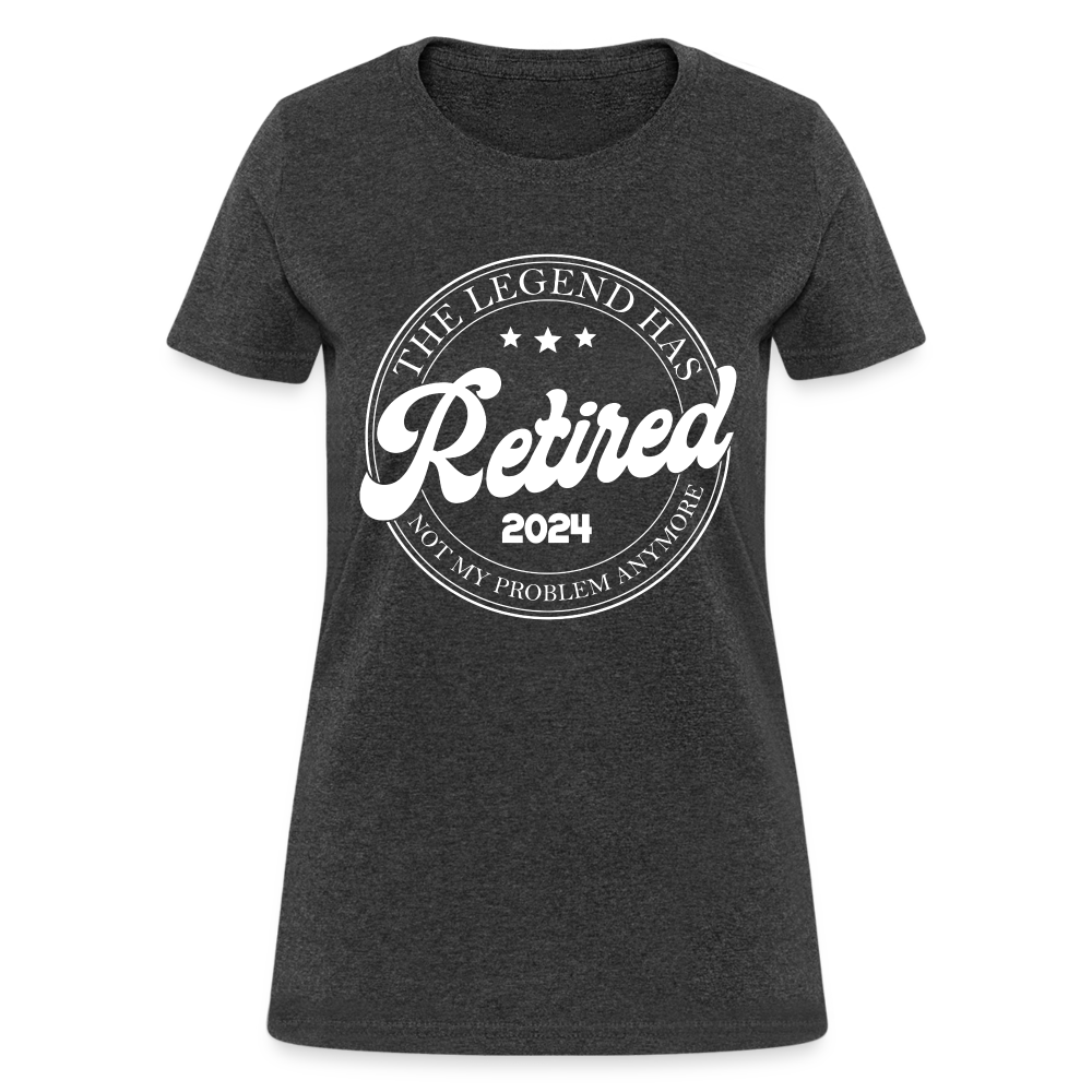 The Legend Has Retired Women's T-Shirt (2024) - heather black