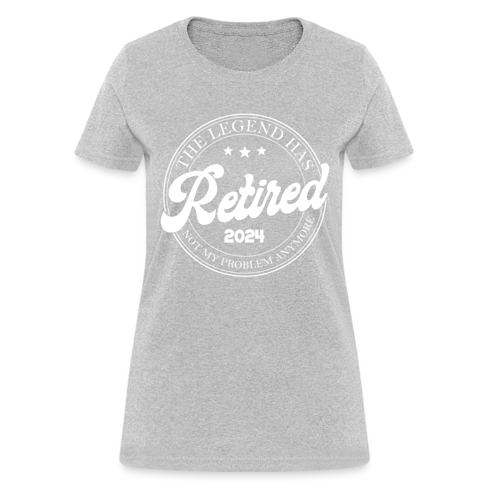 The Legend Has Retired Women's T-Shirt (2024) - heather gray