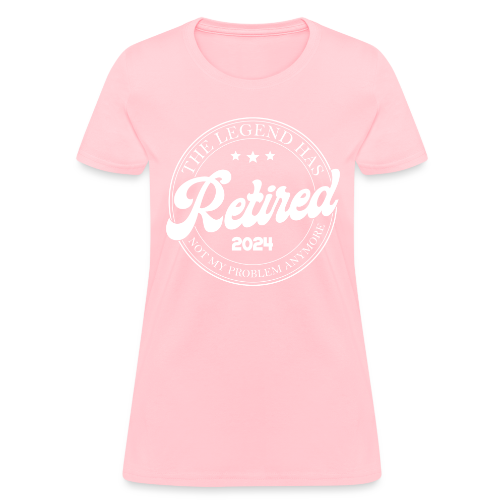 The Legend Has Retired Women's T-Shirt (2024) - pink