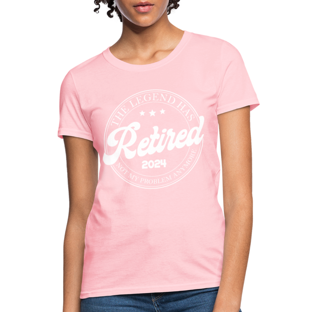 The Legend Has Retired Women's T-Shirt (2024) - pink