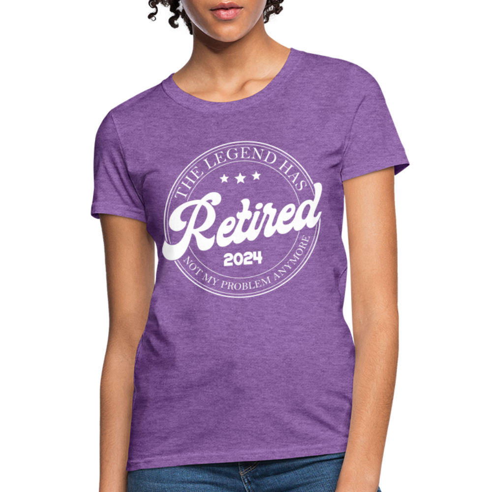 The Legend Has Retired Women's T-Shirt (2024) - purple heather